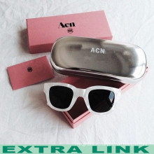 Коробка мода высокое качество розовый прямоугольник Слоения фильма recyclable изготовленные на заказ печать солнцезащитные очки и очки Упаковка 